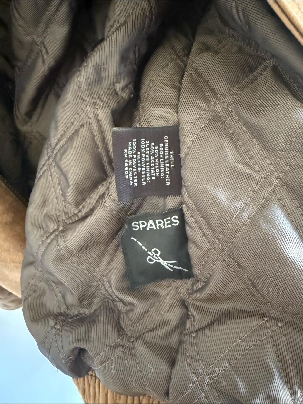 Roundtree & Yorke Genuine Leather Bomber Jacket Men’s L Brown Distressed Flight - Picture 7 of 7